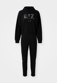 TRACKSUIT - Treniņtērps - black/silver