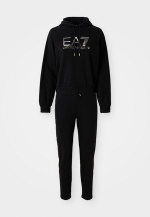 TRACKSUIT - Tracksuit - black/silver