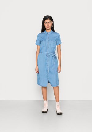 VIBISTA DRESS - Dongerikjole - medium blue denim