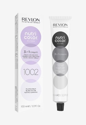 NUTRI COLOR™ FILTERS 3 IN 1 CREAM COLOR CARE AND SHINE SEMI PERMANENT - Après-shampoing - 1002 pale platinum