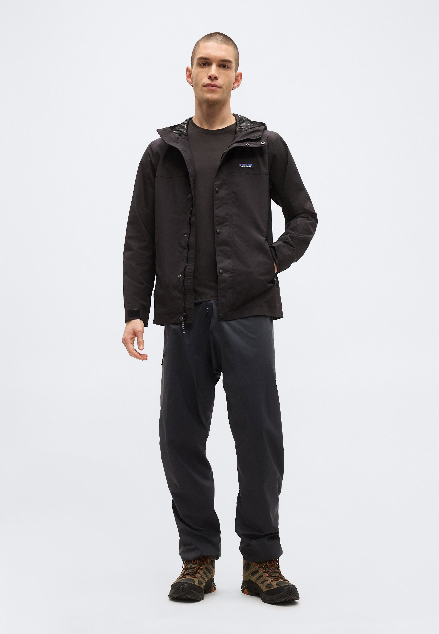 Patagonia OUTDOOR EVERYDAY RAIN - Hardshell jacket - black