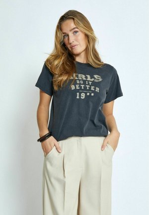 Desires T-Shirt print - ebony grey