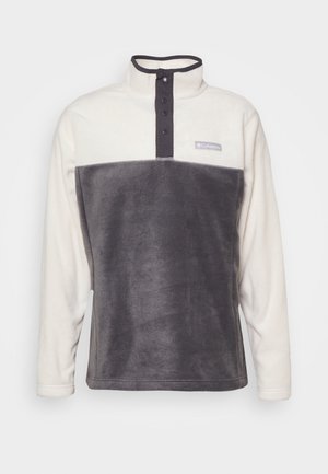 STEENS MOUNTAIN HALF SNAP - Felpa in pile - shark/chalk