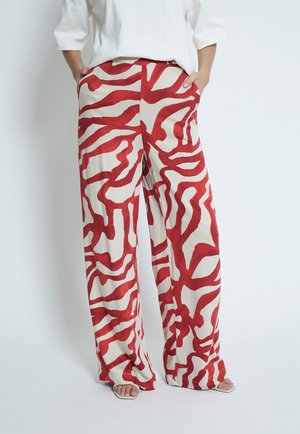 JASSIE WIDE - Pantaloni - rood