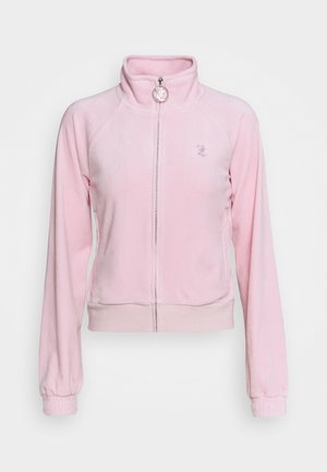 Tröja med dragkedja - pink