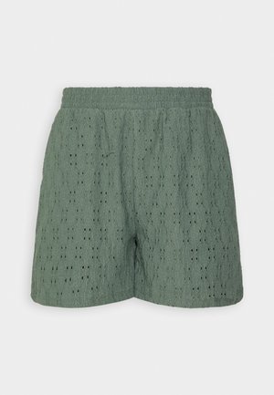 Vero Moda VMULRIKKE BRODERIE ANGLAIS - Lühikesed püksid - laurel wreath