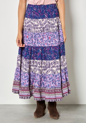 PATCHWORK PRINT TIERED - Maxirock - purple