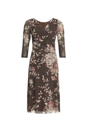 Swing, Robe fourreau - chocolate brown