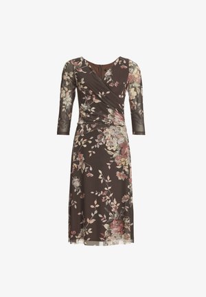 Swing, Robe fourreau - chocolate brown