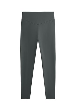 OYSHO, COMFORTLUX HIGH-RISE ANKLE-LENGTH - Leggings - mottled dark grey