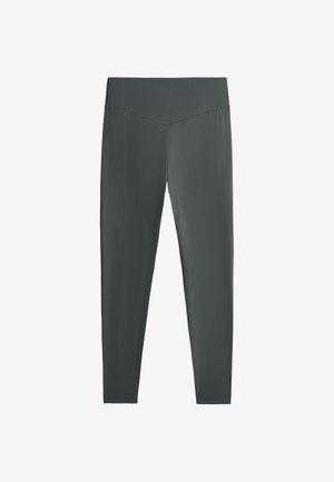 OYSHO, COMFORTLUX HIGH-RISE ANKLE-LENGTH - Leggings - mottled dark grey