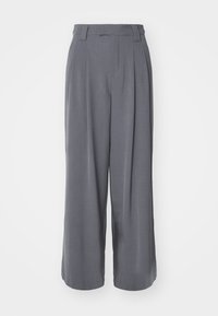 ONLSVEA WIDE PANT - Kelnės - dark grey melange