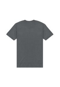 Grå kortærmet t-shirt lavet af blødt bomuldsstof. Har en klassisk rund halsudskæring og en ensfarvet bagside uden grafik eller logoer.