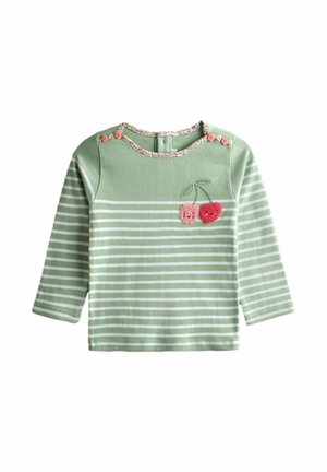 REGULAR FIT - CHERRY BRETON - T-shirt à manches longues - light green