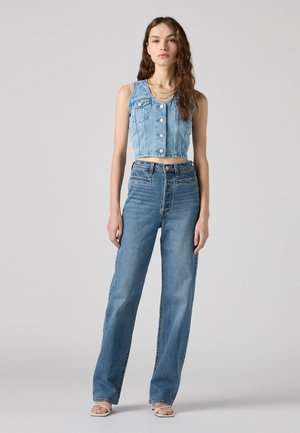 Levi's® RIBCAGE WESTERN - Jeans straight leg - bows and arrows