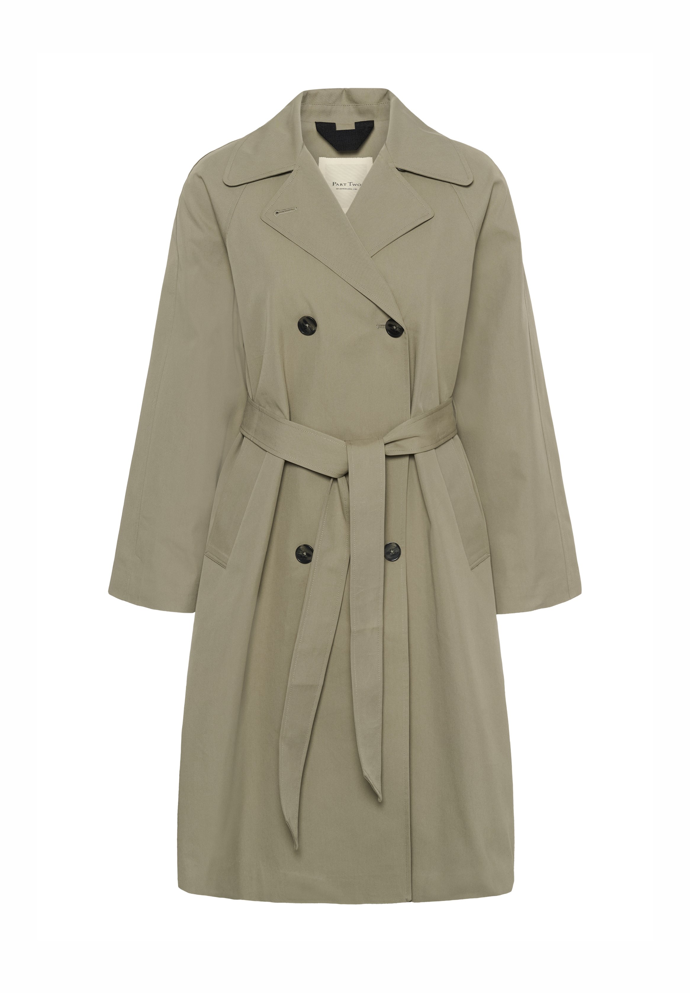 Part Two PWTrenchcoat - Trenchcoat - vetiver/khaki - Zalando