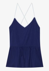 Top - off-white/dark blue