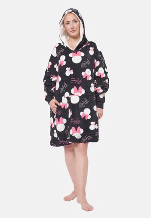 MINNIE MOUSE HOODIE KUSCHEL - Accappatoio - schwarz