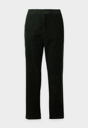 Tommy Hilfiger, DOVER REGULAR STRAIGHT ELASTICATED CORDUROY CHINOS - Pantalon classique - riverbed green