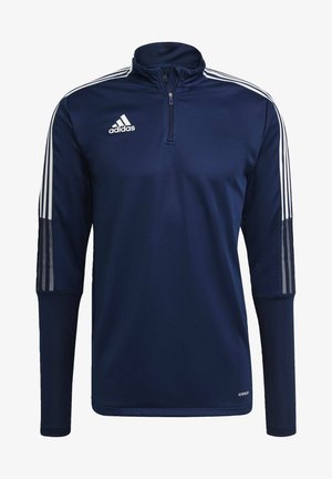 adidas Performance TIRO21 TR TOP - Long sleeved top - blue