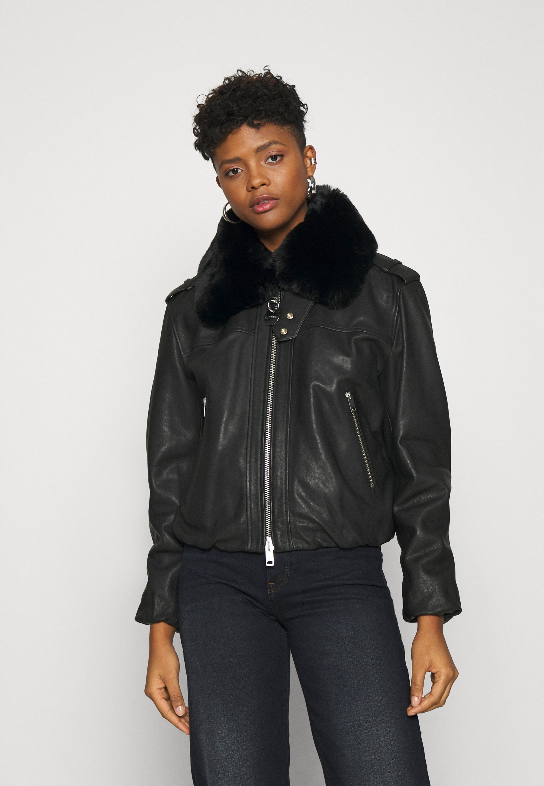 diesel jacket leather