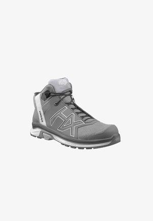 High-top trainers - silber/weiß