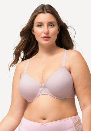 Ulla Popken MINIMIZER- GEMUSTERTE PASPEL OHNE BÜGEL CUP C - E - Triangle  bra - baby rosa/light pink - Zalando.de