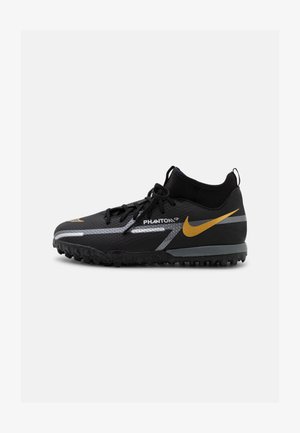 Kopačky na umělý trávník - black/metallic dark grey/metallic gold