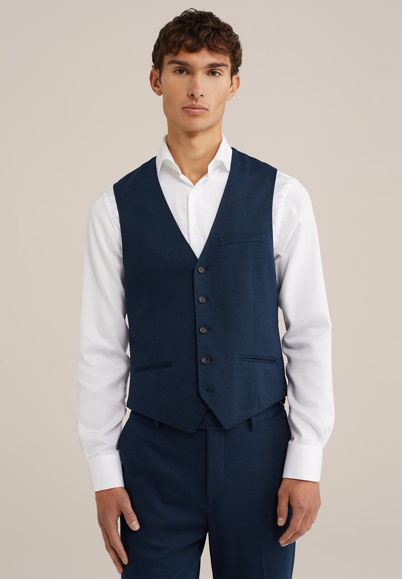 WE Fashion - Suit waistcoat - blue, Enlarge