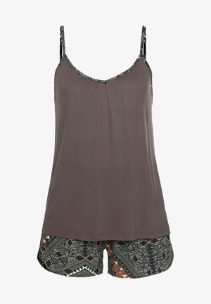 LASCANA, SET - Pyjama - braun gemustert