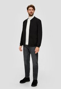 s.Oliver À COL ROULÉ - Strickpullover - ecru
