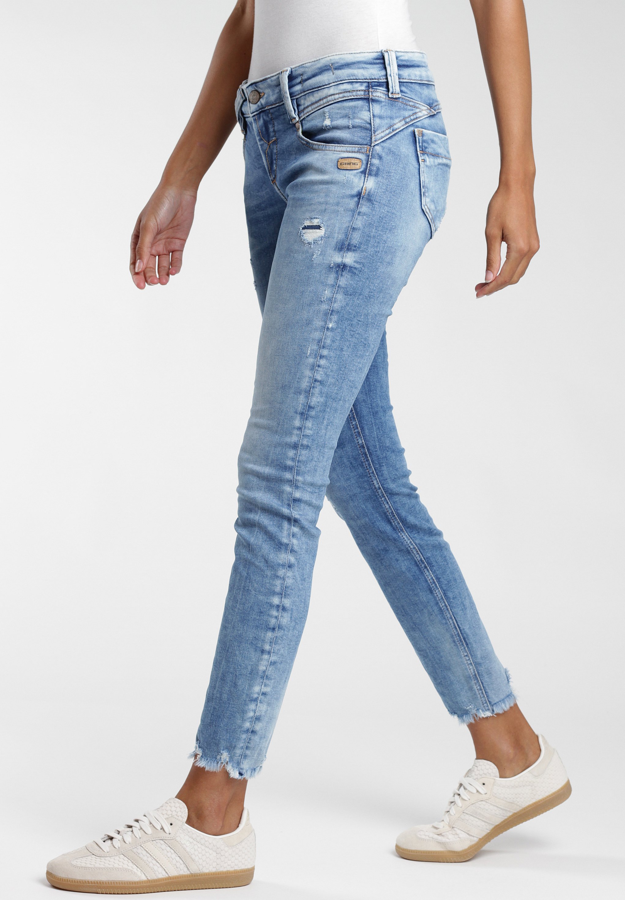 Gang Jeans Skinny Fit - summer fun/light-blue denim - Zalando.de