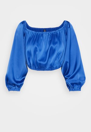 Pieces, PCMARI OFF SHOULDER  - Pluus - mazarine blue