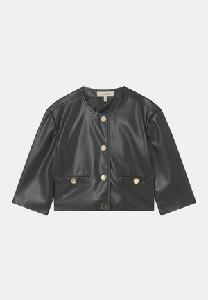 GIACCHINA - Faux leather jacket - nero