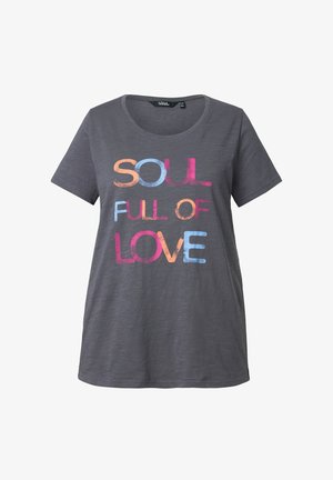 Ulla Popken, Camiseta estampada - graphite grey