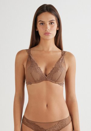 GIORGIA PRETTY FLOWERS - Triangel BH - natural