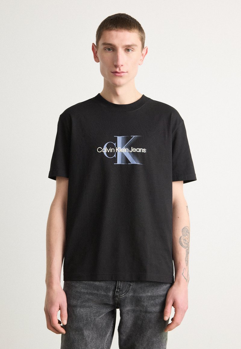 Calvin Klein Jeans - MONOLOGO SHIFT TEE - Print T-shirt - black, Enlarge