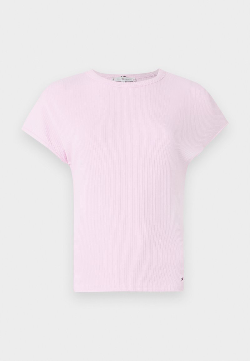 Tommy Hilfiger T-shirt basic donkerroze