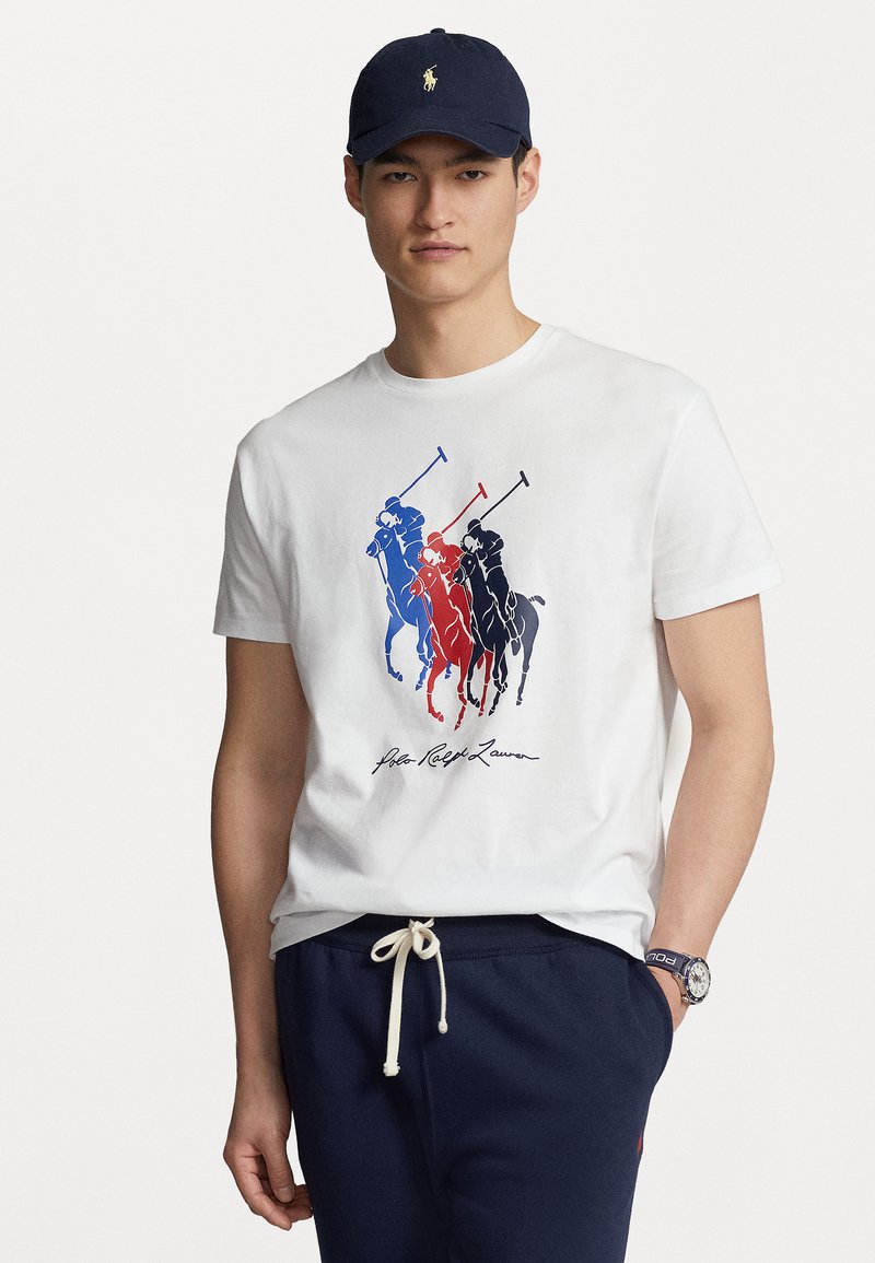 Polo Ralph Lauren SHORT SLEEVE Tshirt con stampa white/bianco Zalando.it