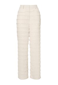 ANA STRAIGHT PANTS - Hlače - vanilla