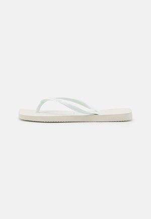 Havaianas SLIM SQUARE - Sandály s odděleným palcem - white