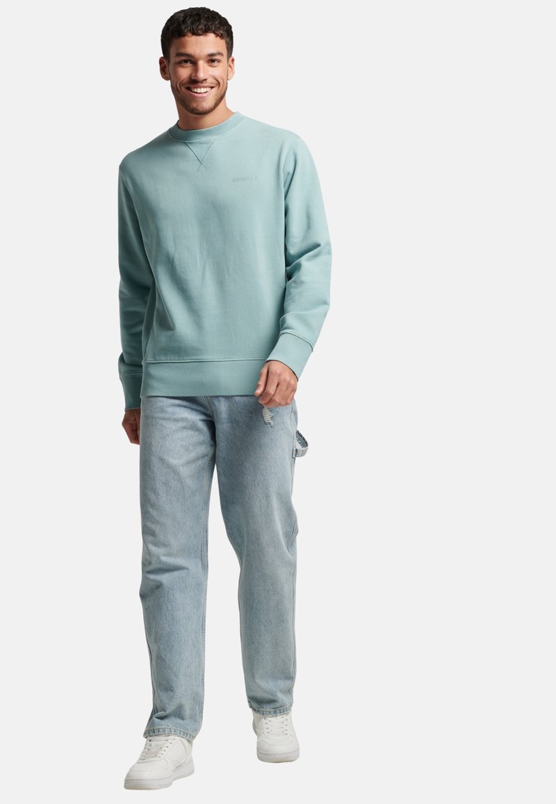 Superdry & Co CODE ESSENTIAL CREW - Felpa - hellblau