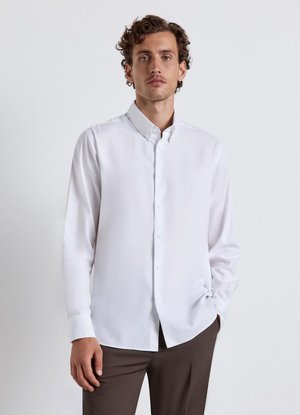 Calliope, CAMICIA TINTA UNITA - Shirt - bianco ottico