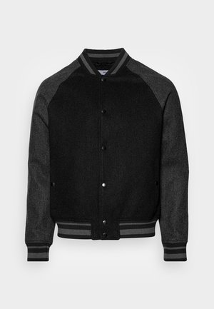 Bomberjakke - mottled dark grey