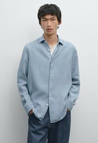 Massimo Dutti LIGHTWEIGHT SLIM FIT - Camicia - blue