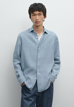 Massimo Dutti LIGHTWEIGHT SLIM FIT - Camicia - blue