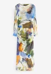 Next BATWING SLEEVE  - Maxi šaty - blue multi abstract print