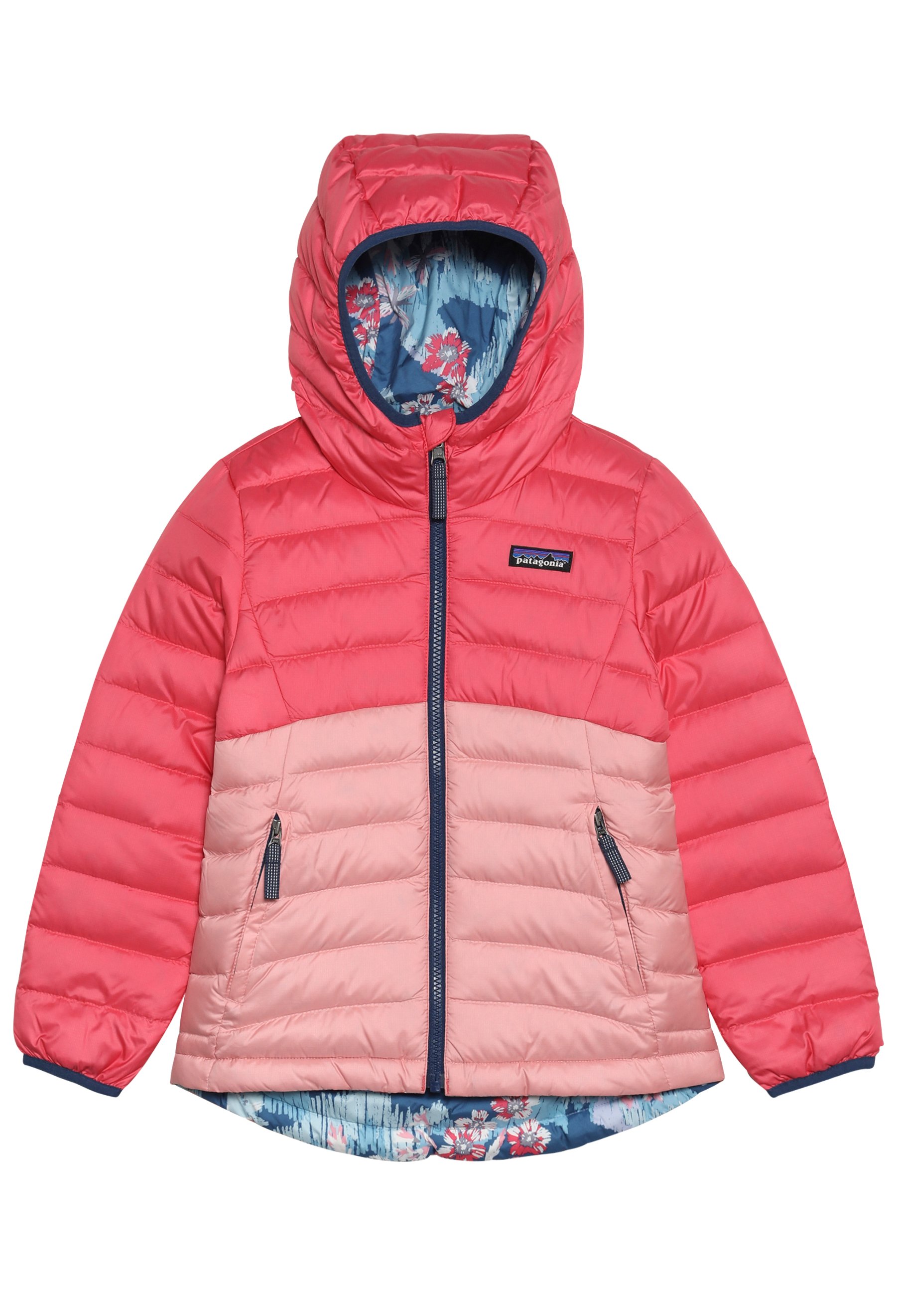 Patagonia GIRLS REVERSIBLE HOODY Dunjakke range pink Patagonia GIRLS REVERSIBLE HOODY Dunjakke range pink