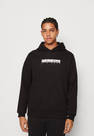NEW YORK BOX LOGO - Kapuzenpullover - black