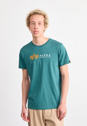 LABEL - T-shirt con stampa - force green